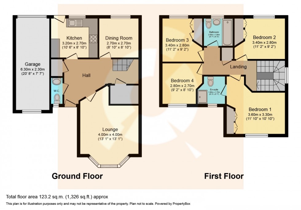 Floorplan for 26 Grahamfield Place, Beith