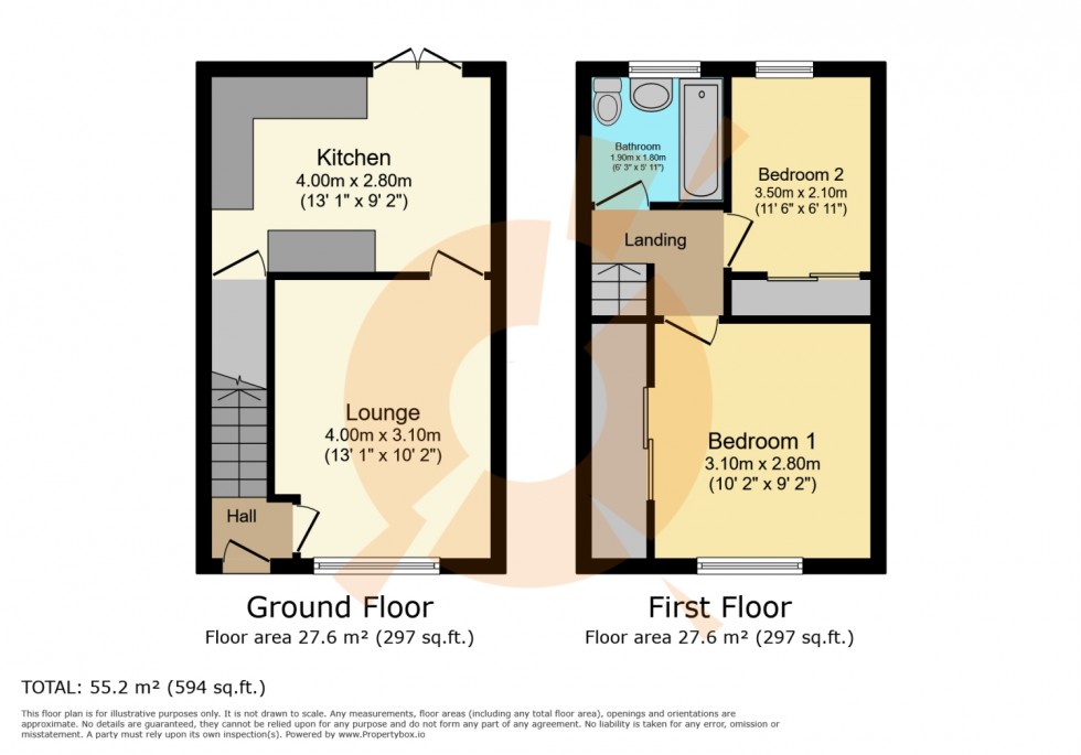 Floorplan for 102 Mainscroft, Erskine