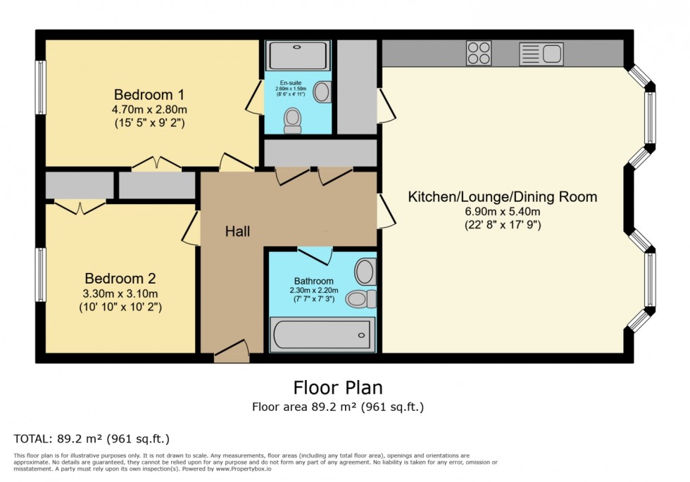 Floorplan for 17 Abbey View, Paisley