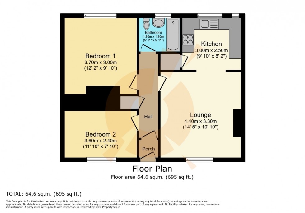 Floorplan for 9 Hallside Street, Howwood