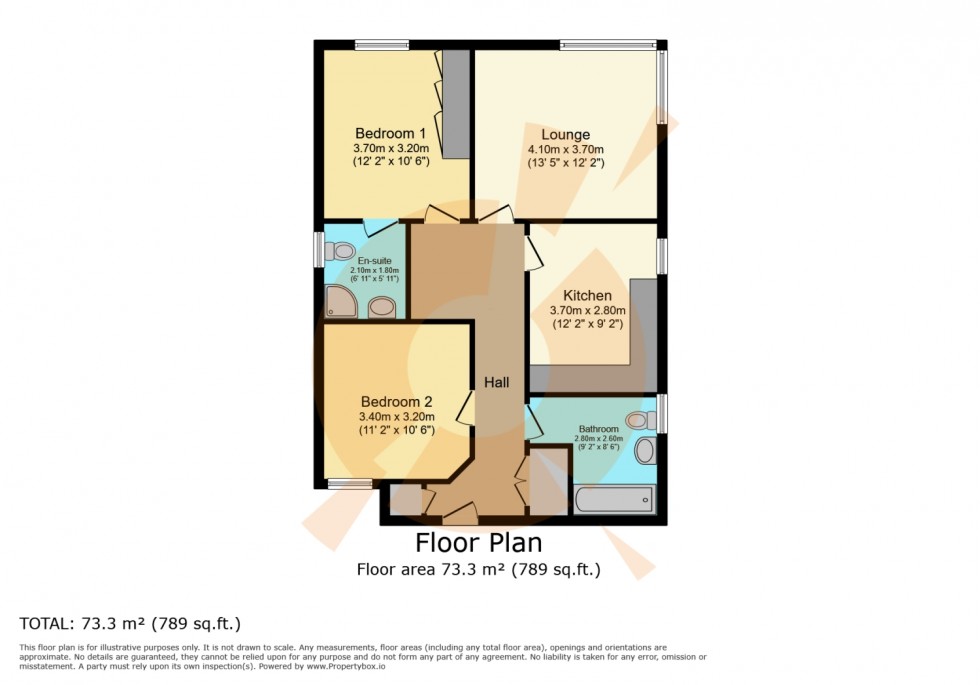Floorplan for 7C Waterside Street, Largs