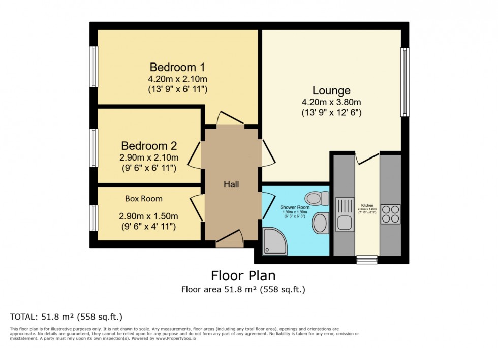 Floorplan for 2 Ryeside Place, Dalry