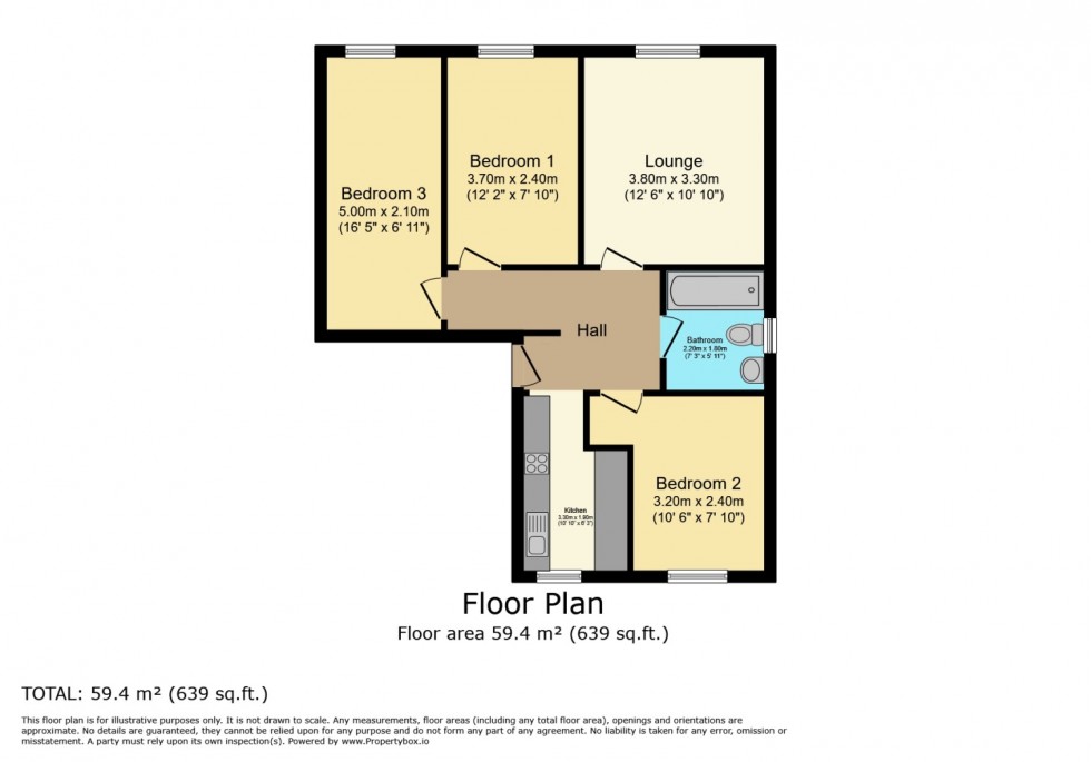 Floorplan for 12 Janefield Place, Beith