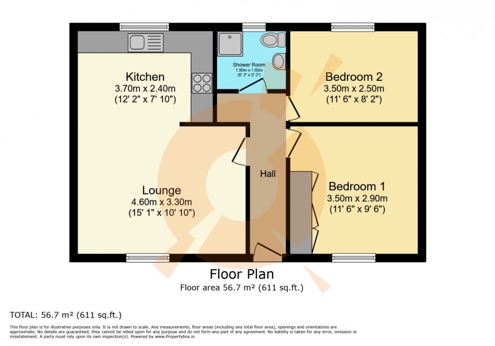 Floorplan for 3 Dennyholm Wynd, Kilbirnie