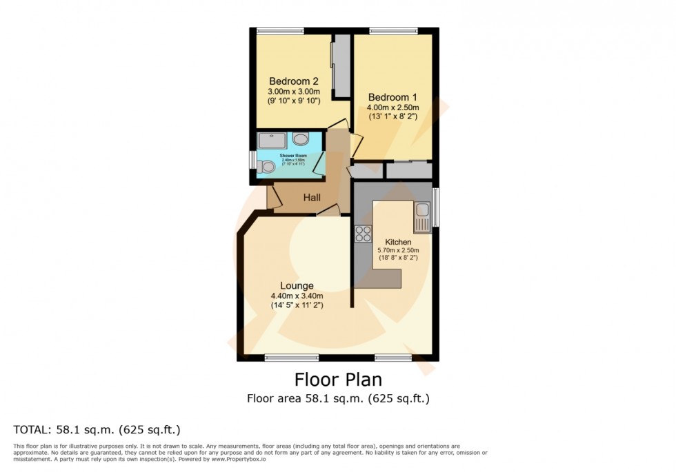 Floorplan for 17 Castleview Drive, Paisley