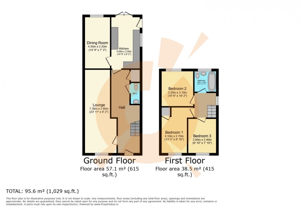 Floorplan for 15 Mayfield Crescent, Howwood