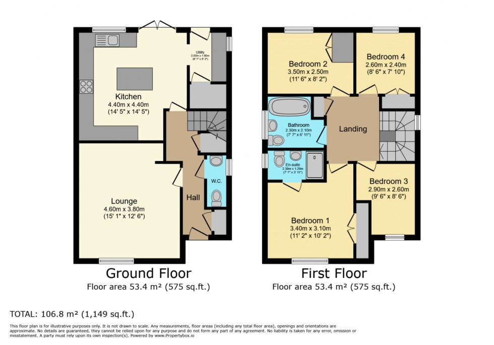 Floorplan for 17 Osprey Crescent, Paisley