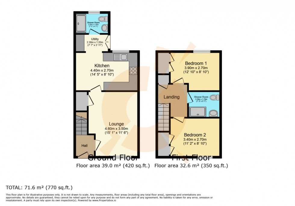 Floorplan for 39 Thomson Street, Johnstone