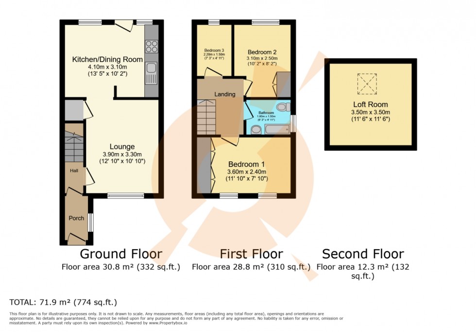 Floorplan for 3 Denholm Way, Beith