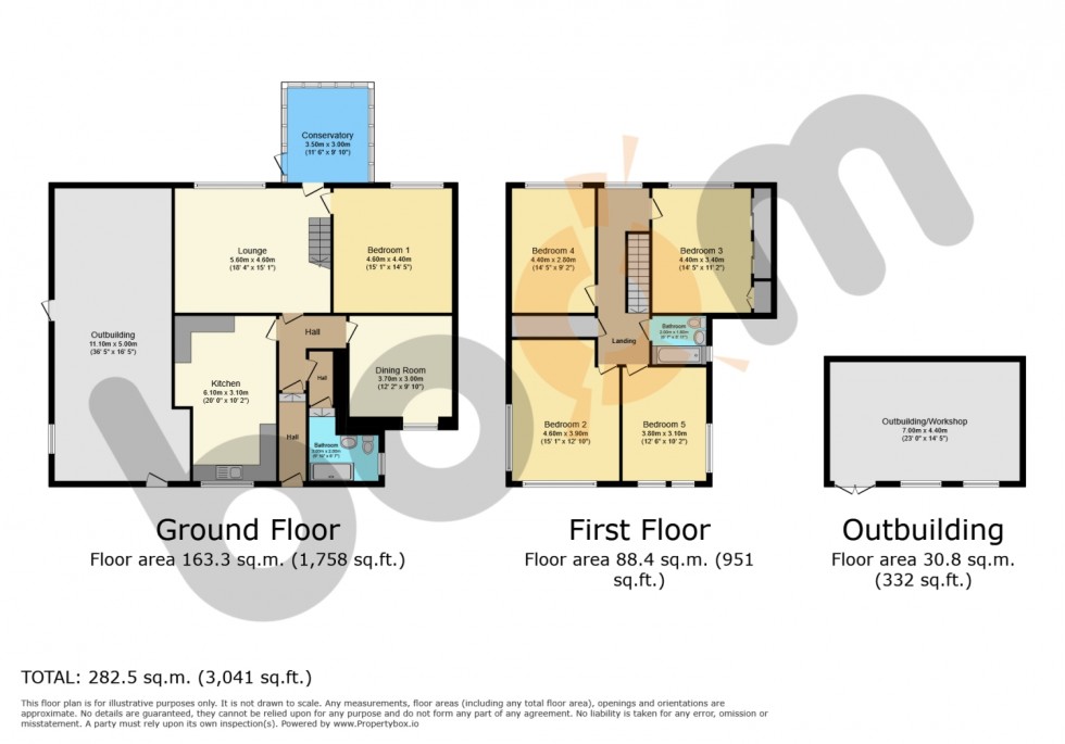 Floorplan for 2 Mains Road, Beith