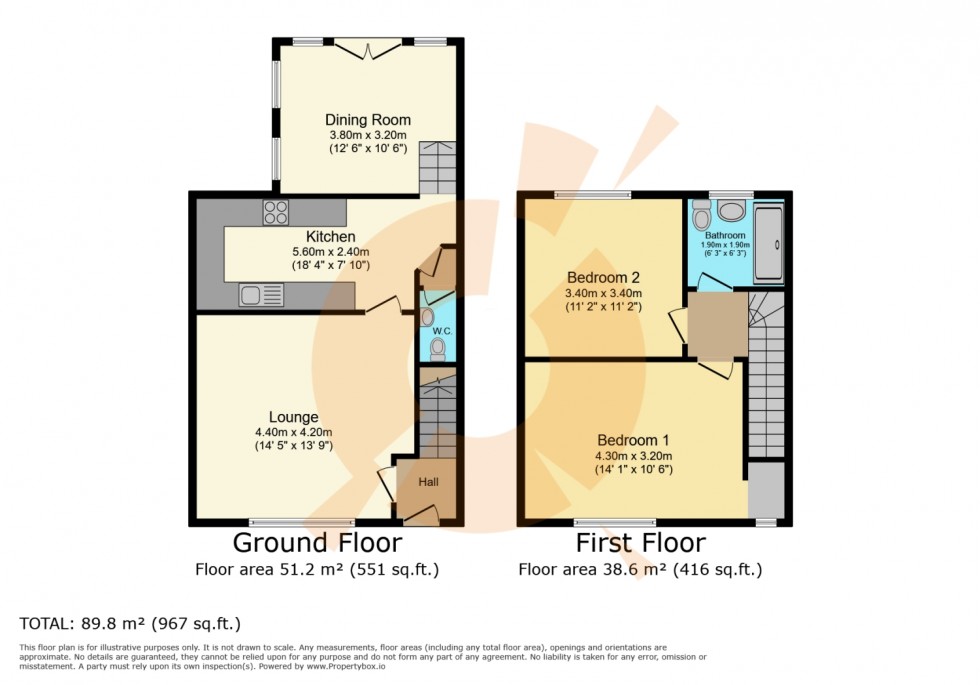 Floorplan for Quarry Drive, Kilmacolm