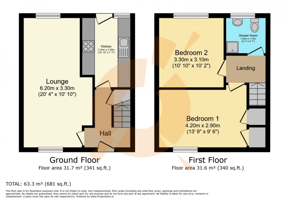 Floorplan for 126 Erskinefauld Road, Linwood