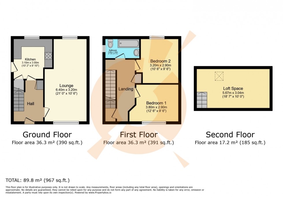 Floorplan for 17 Ramsay Place, Johnstone