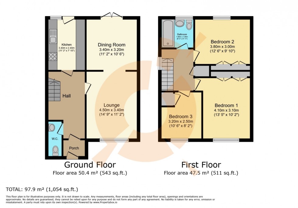 Floorplan for 17 Maxwell Court, Beith