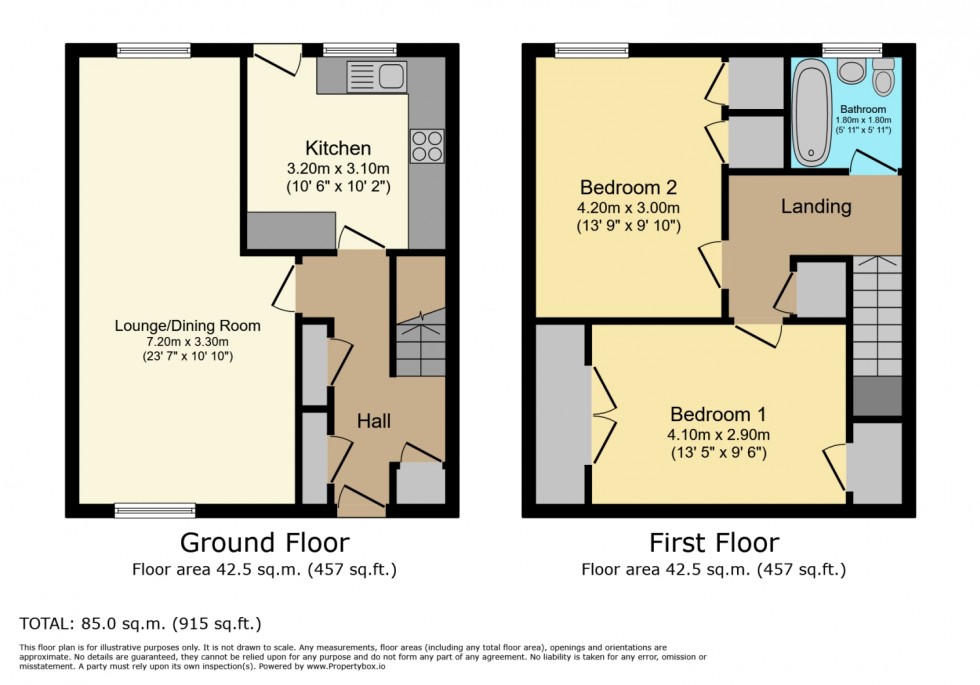 Floorplan for Sycamore Court, Beith