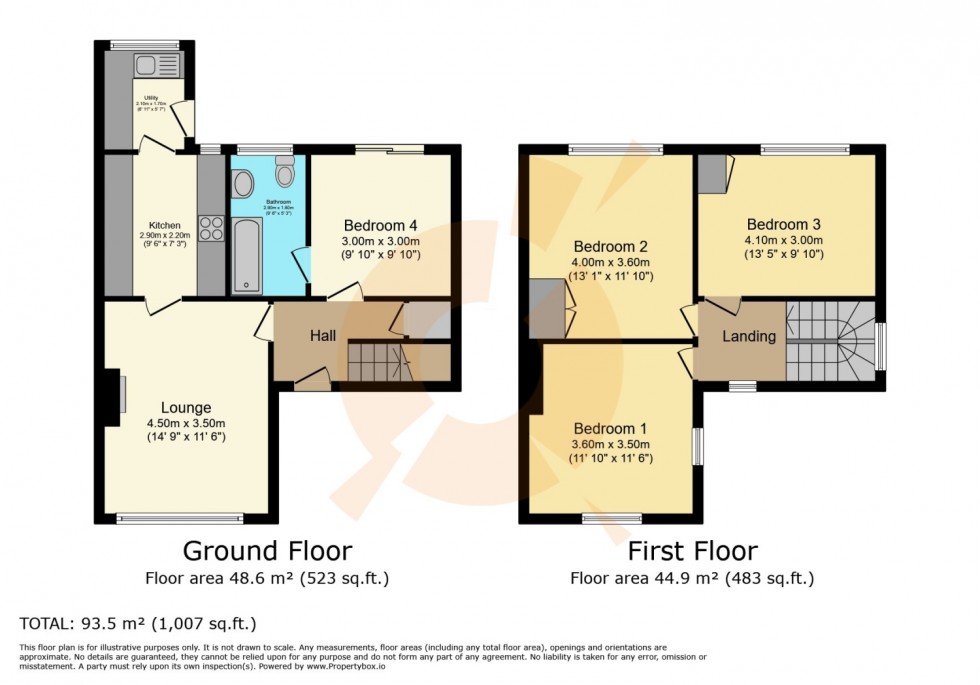 Floorplan for 21 Braehead, Lochwinnoch