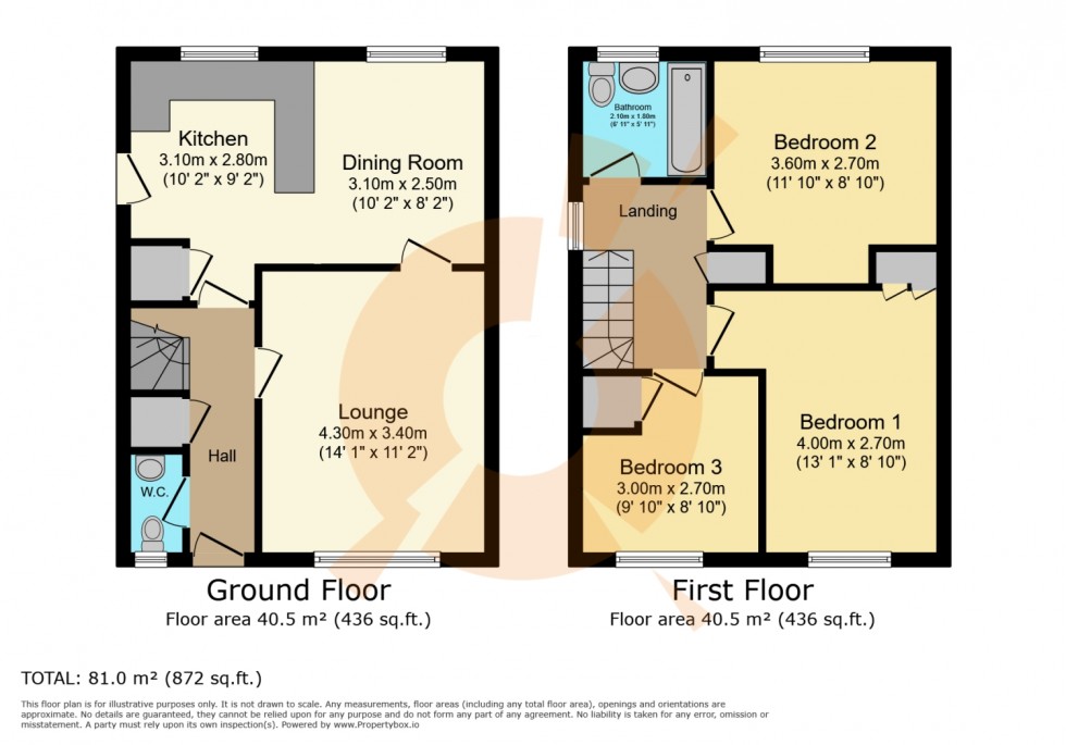 Floorplan for 49 Spiers Avenue, Beith