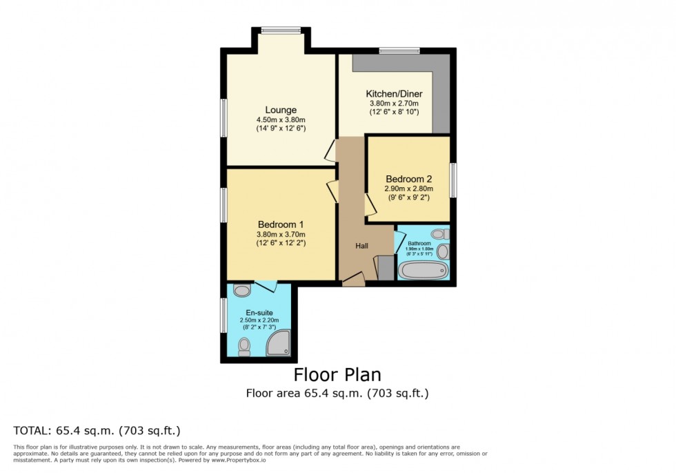 Floorplan for 18 Loanhead Lane, Linwood