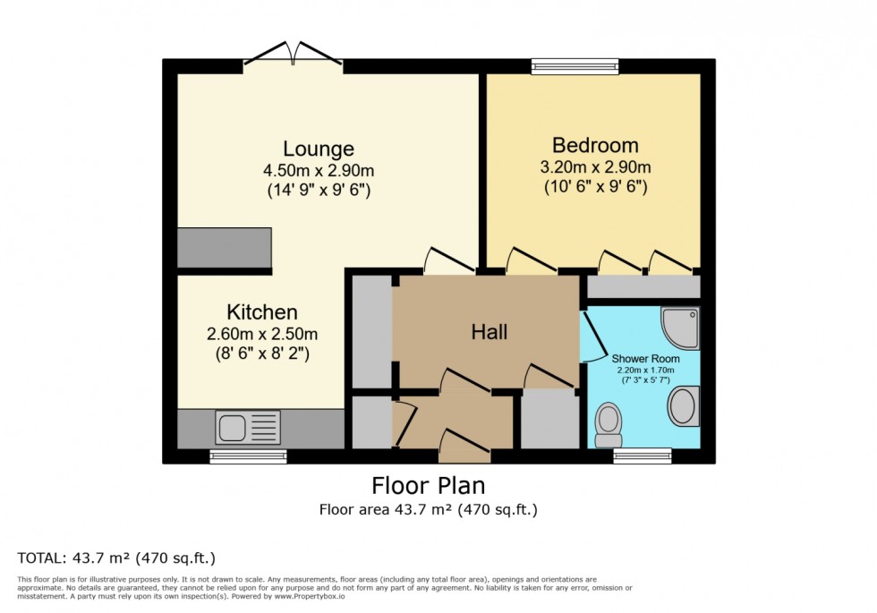 Floorplan for 9 Loudon Gardens, Johnstone