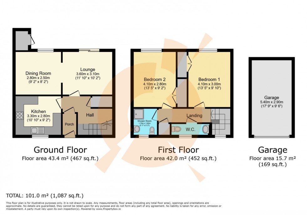 Floorplan for 11 Powgree Crescent, Beith