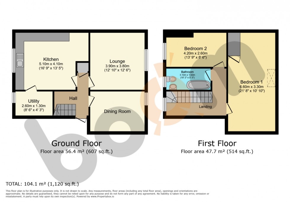 Floorplan for 65 Kings Road, Beith