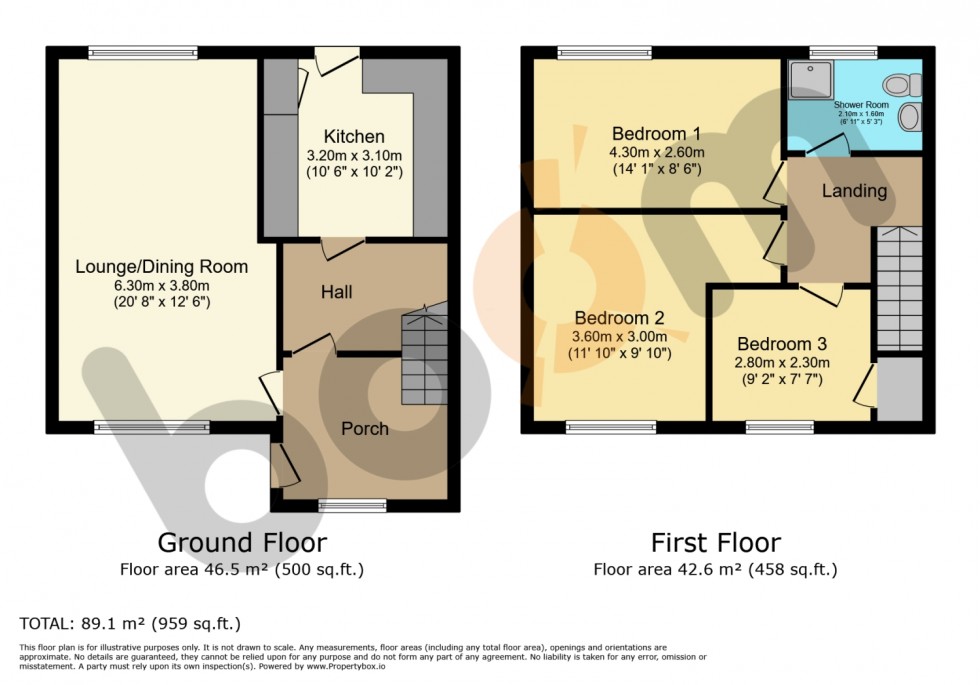 Floorplan for 16 Sunderland Court, Kilbirnie