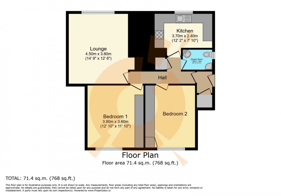 Floorplan for 1 McHardy Crescent, Barrmill, Beith