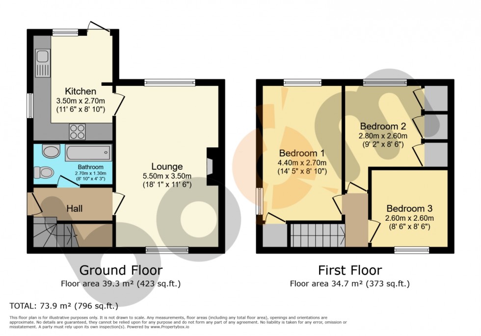 Floorplan for 56 Barberry Drive, Beith