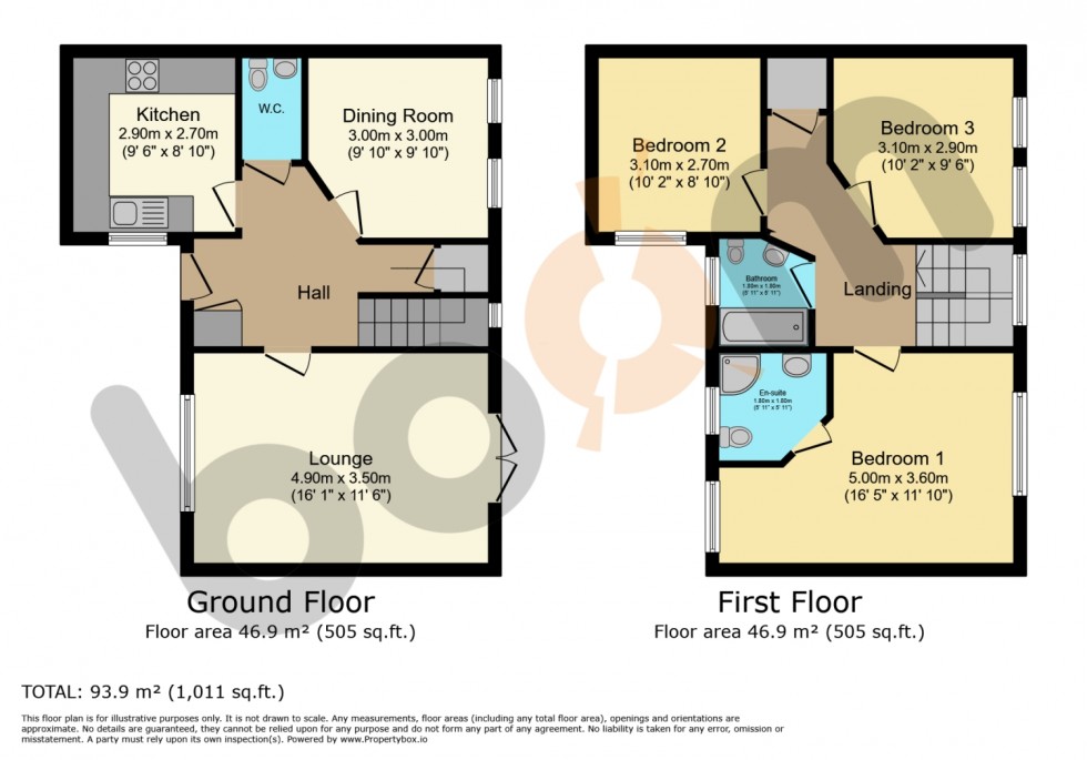 Floorplan for 5 Barrington Gardens, Beith