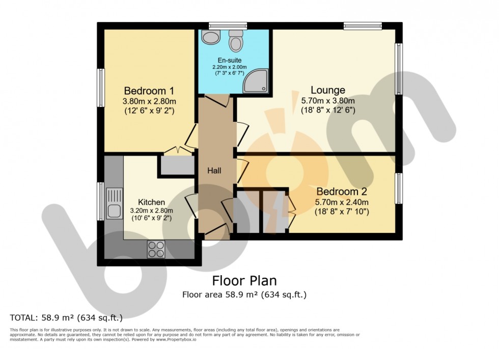 Floorplan for 14 Scholars Wynd, Beith