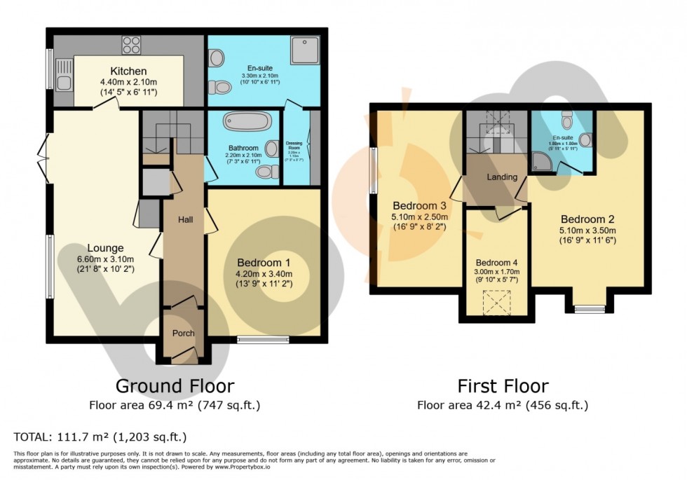 Floorplan for 4 Selvieland Farm Cottages, Houston Road, Houston