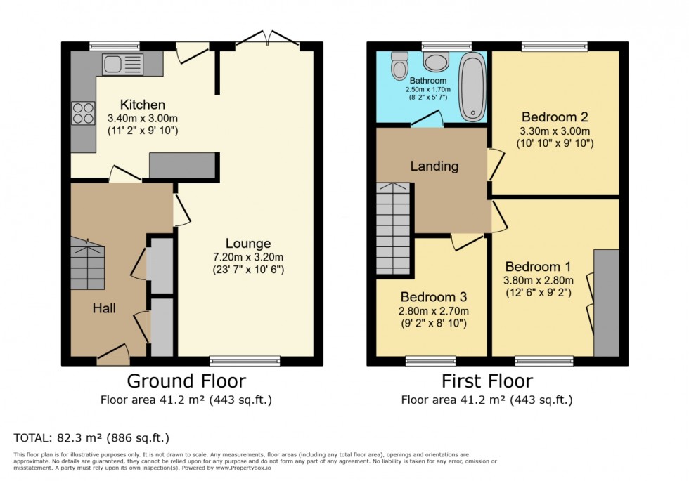 Floorplan for 26 Sycamore Avenue, Beith