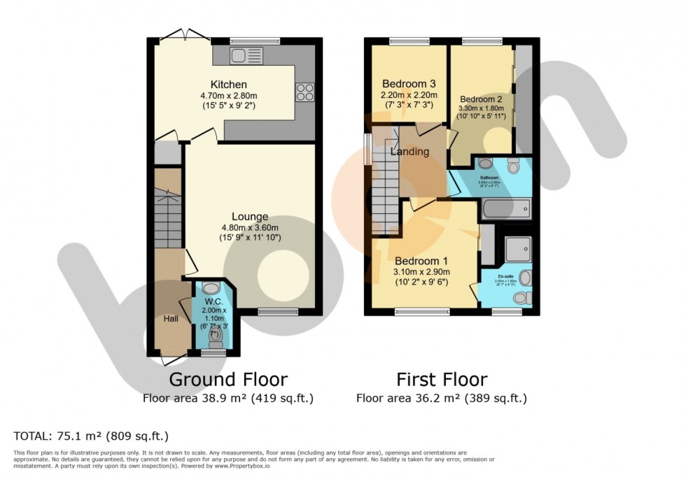 Floorplan for 9 Hallhill Drive, Johnstone