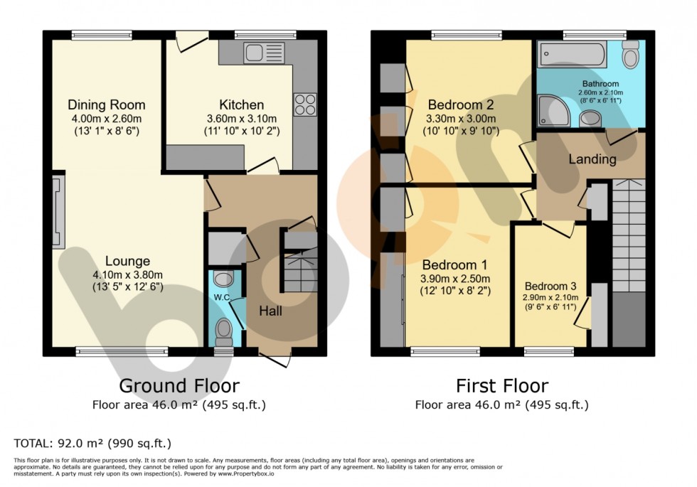 Floorplan for 8 Sycamore Avenue, Beith