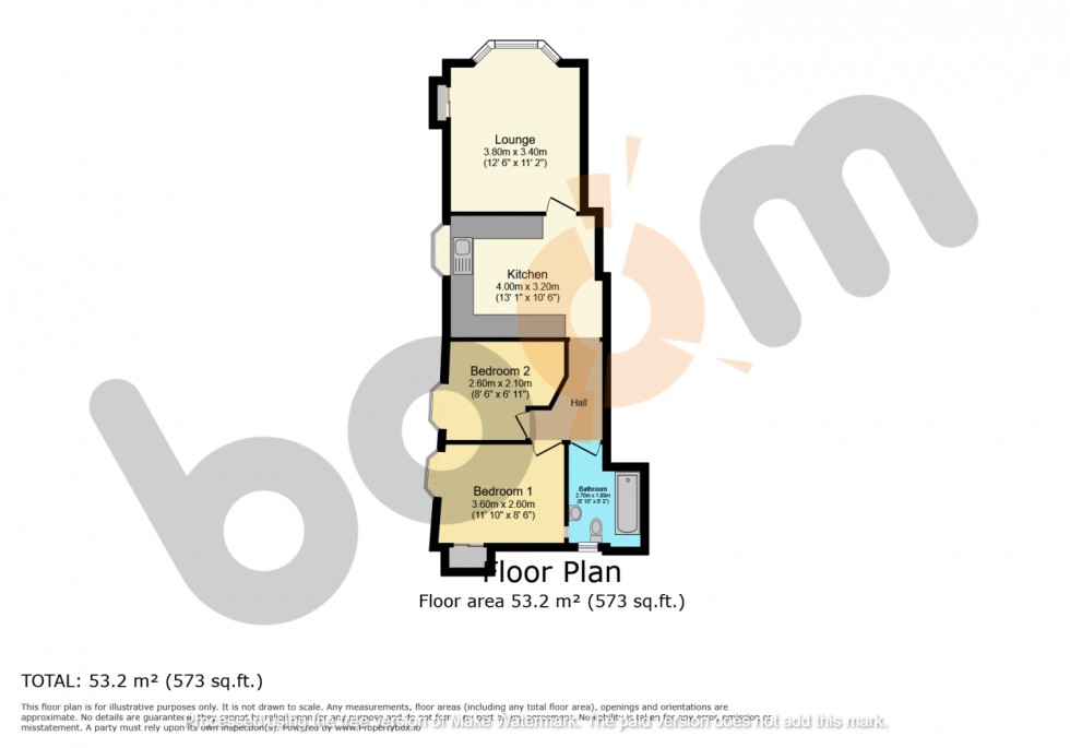 Floorplan for 44a Main Street, West Kilbride