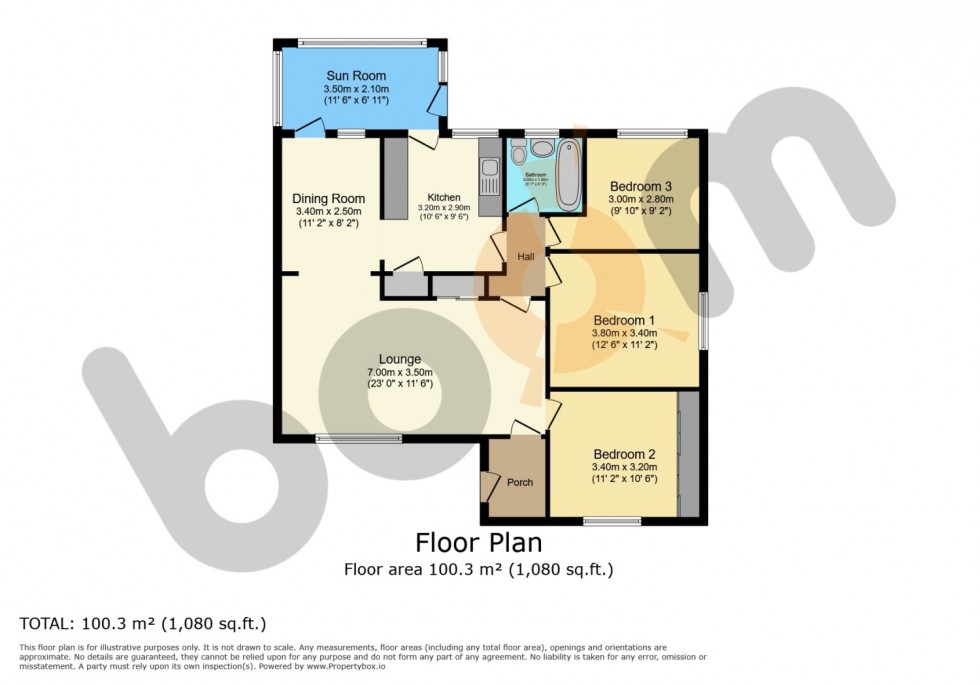 Floorplan for 8 Roebank Road, Beith