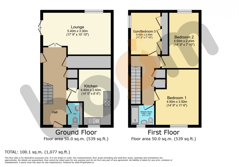 Floorplan for 29 Parkhill, Erskine