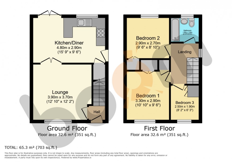 Floorplan for 11 Aitken Drive, Beith