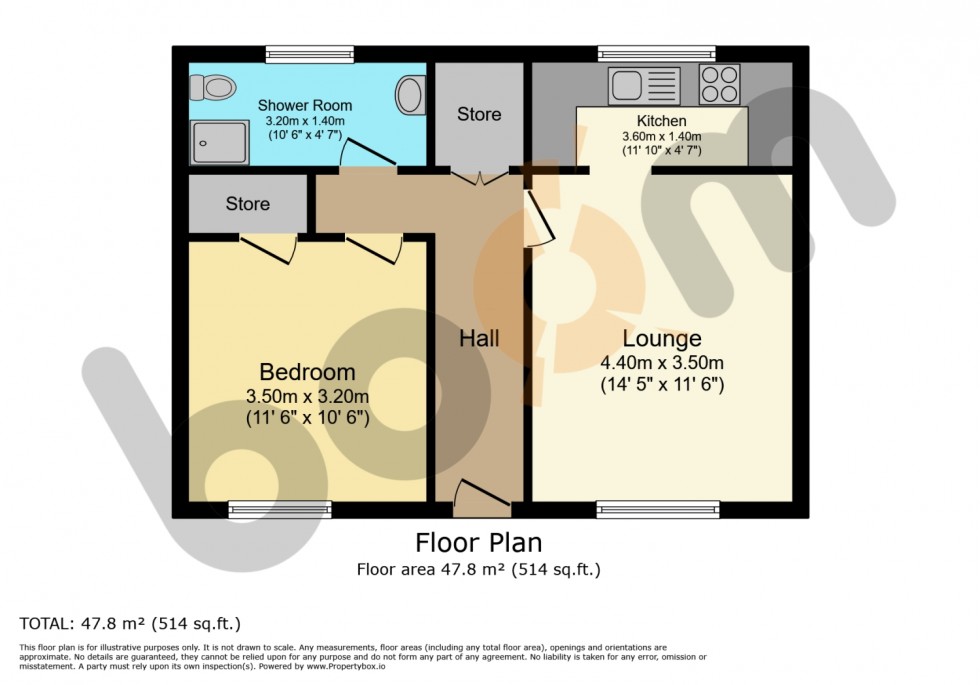 Floorplan for 64 Loudon Crescent, Kilwinning