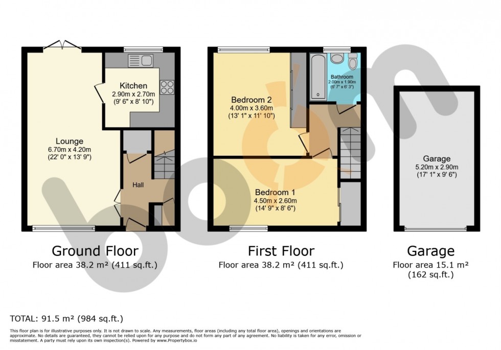 Floorplan for 26 Gladstone Avenue, Johnstone