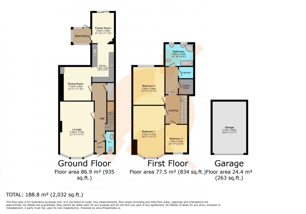 Floorplan for 64 Eglinton Road, Ardrossan