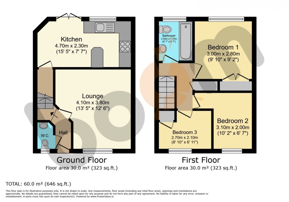 Floorplan for 10 Tobermory Drive, Kilmarnock