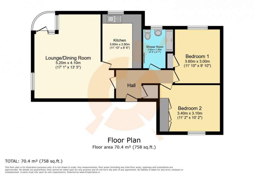 Floorplan for 4 Kirk View, Beith