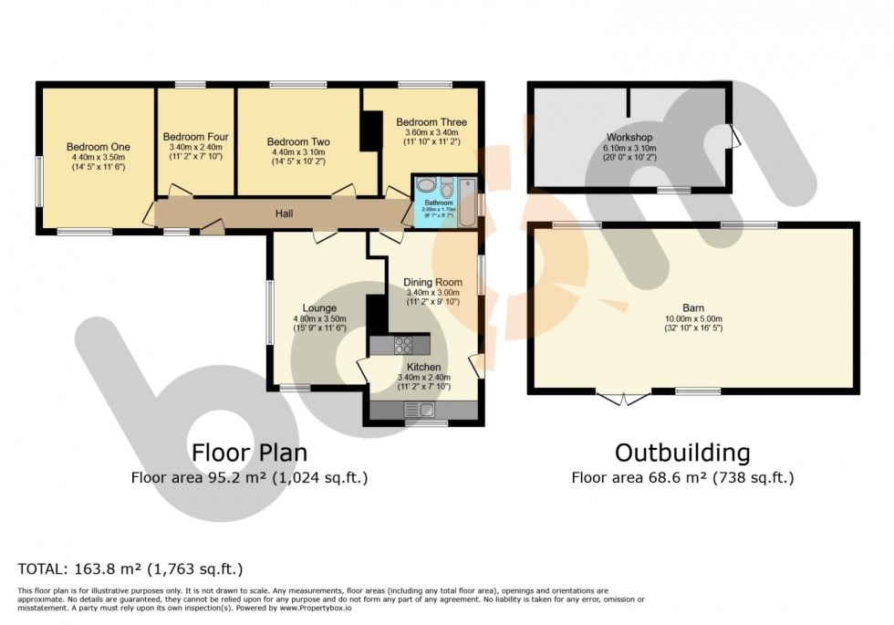 Floorplan for 3 Market Hill Holdings, Lochwinnoch