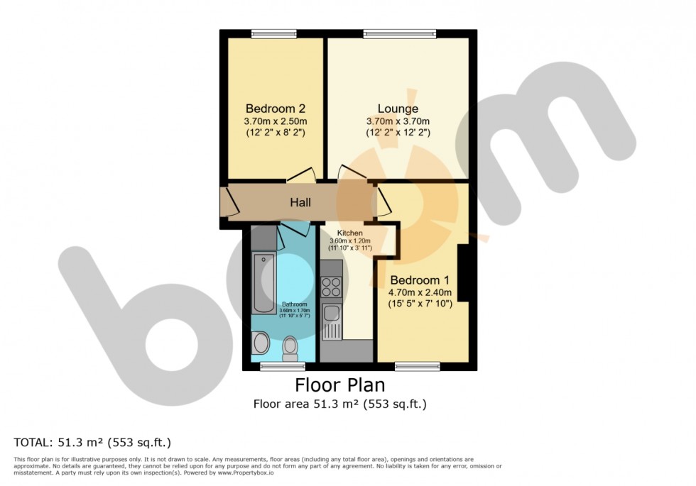 Floorplan for 35 Church Street, Lochwinnoch