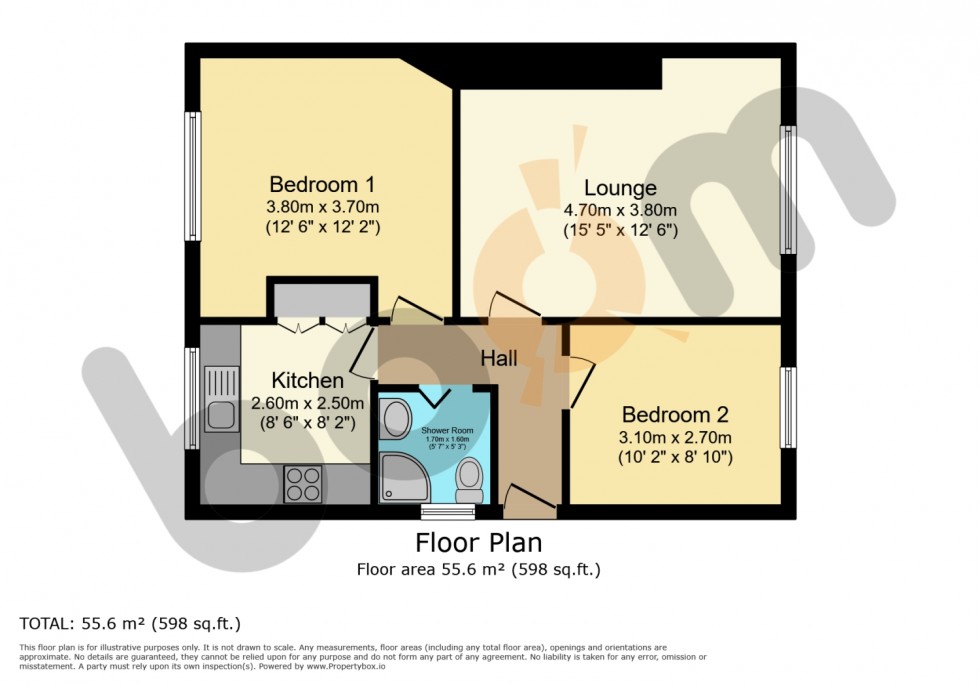 Floorplan for 16 Gould Street, Ayr