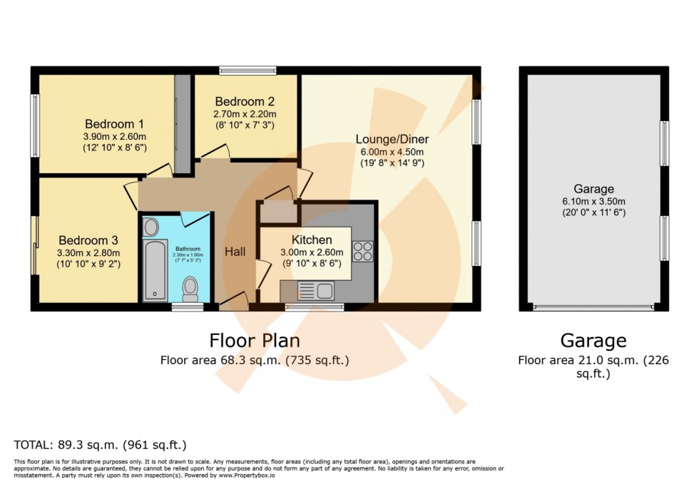 Floorplan for 48 Jamieson Place, Stewarton, Kilmarnock