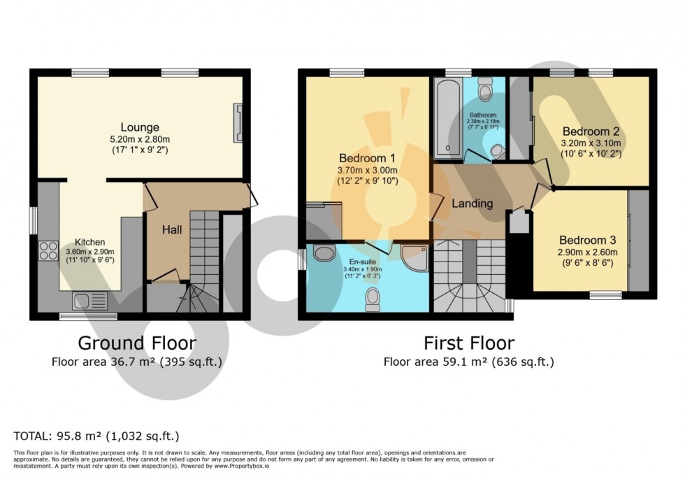 Floorplan for 2 Kelvin Walk, Largs