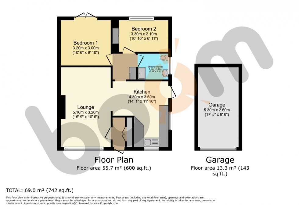 Floorplan for 2 Balfour Avenue, Beith