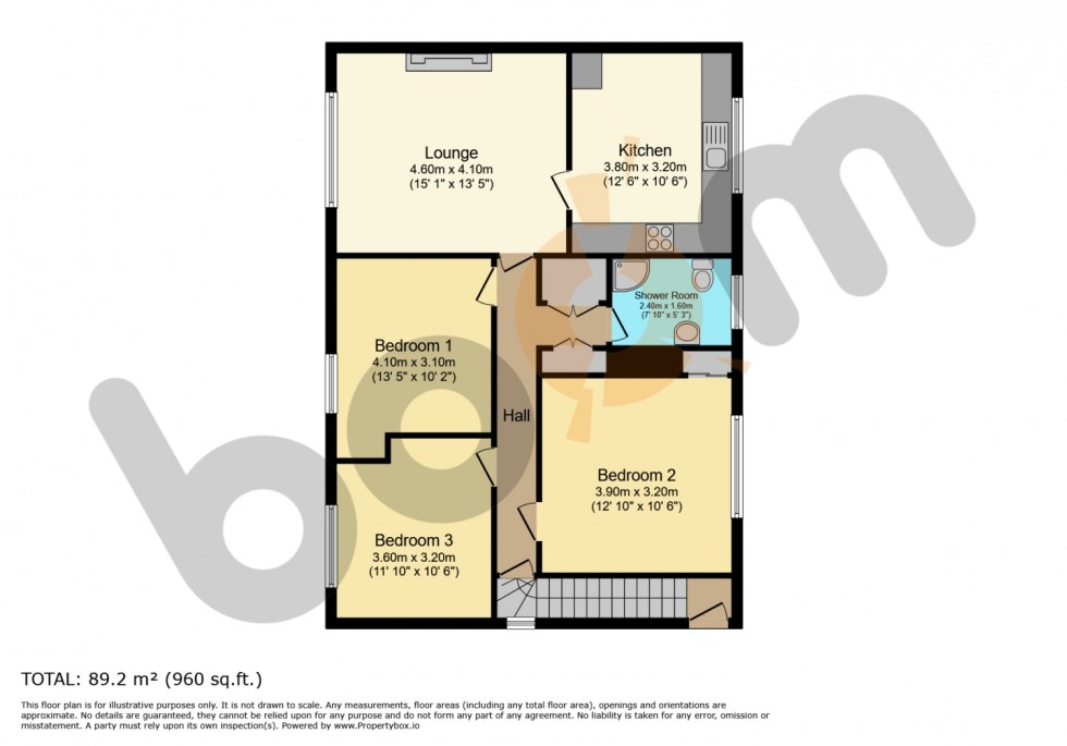 Floorplan for 7 Byron Street, Clydebank